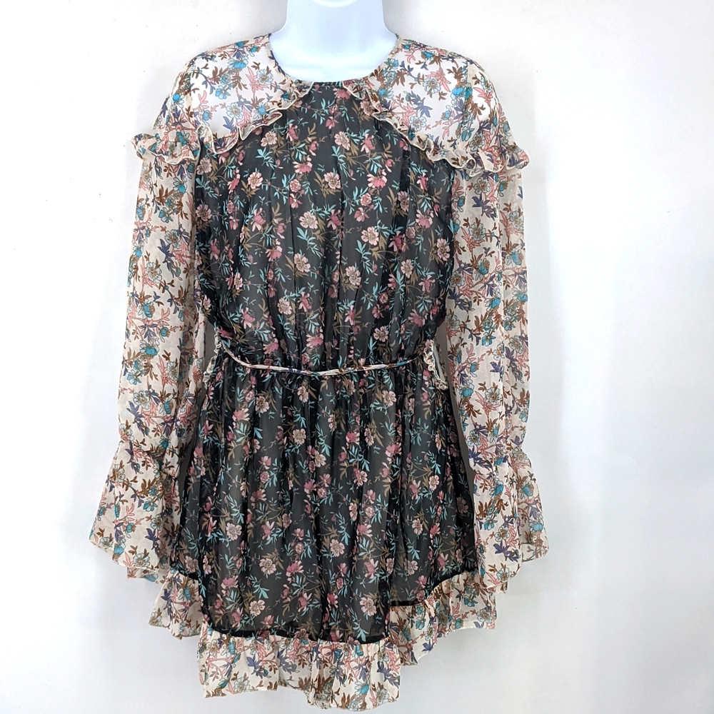 Foxiedox Floral Romper women's size Small